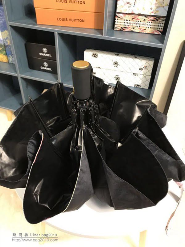 CHANEL香奈兒傘 年度巔峰之作 鮮花圖案 晴雨傘 防曬隔熱 防紫外線  zm1051